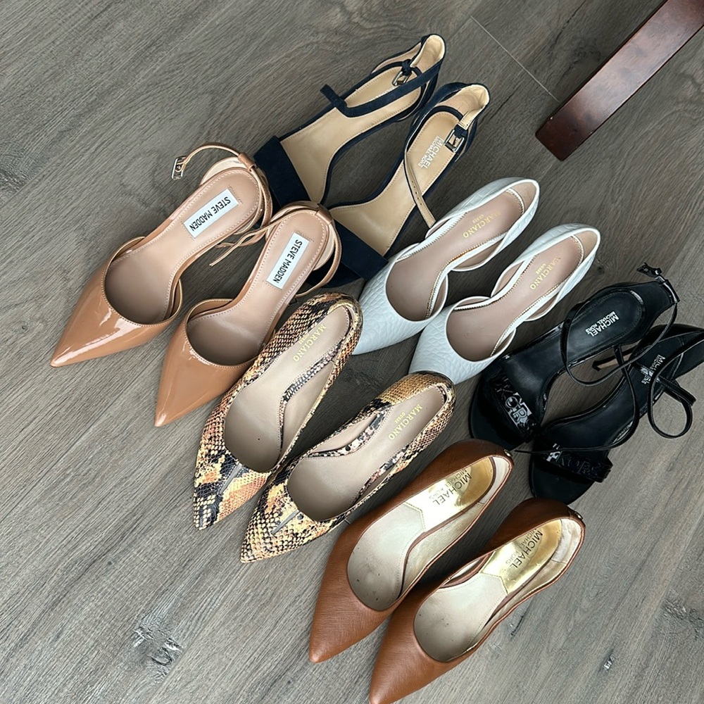 Michael kors, Marciano, Steven maiden